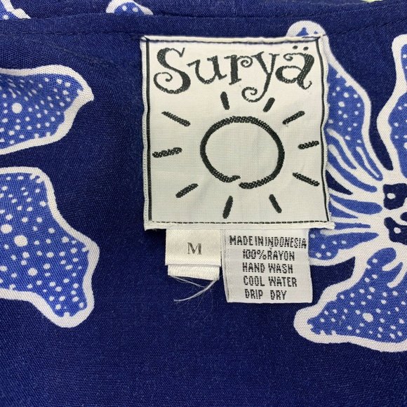 Surya Size M Blue Hooded Jacket Blazer light Coat - Picture 7 of 7